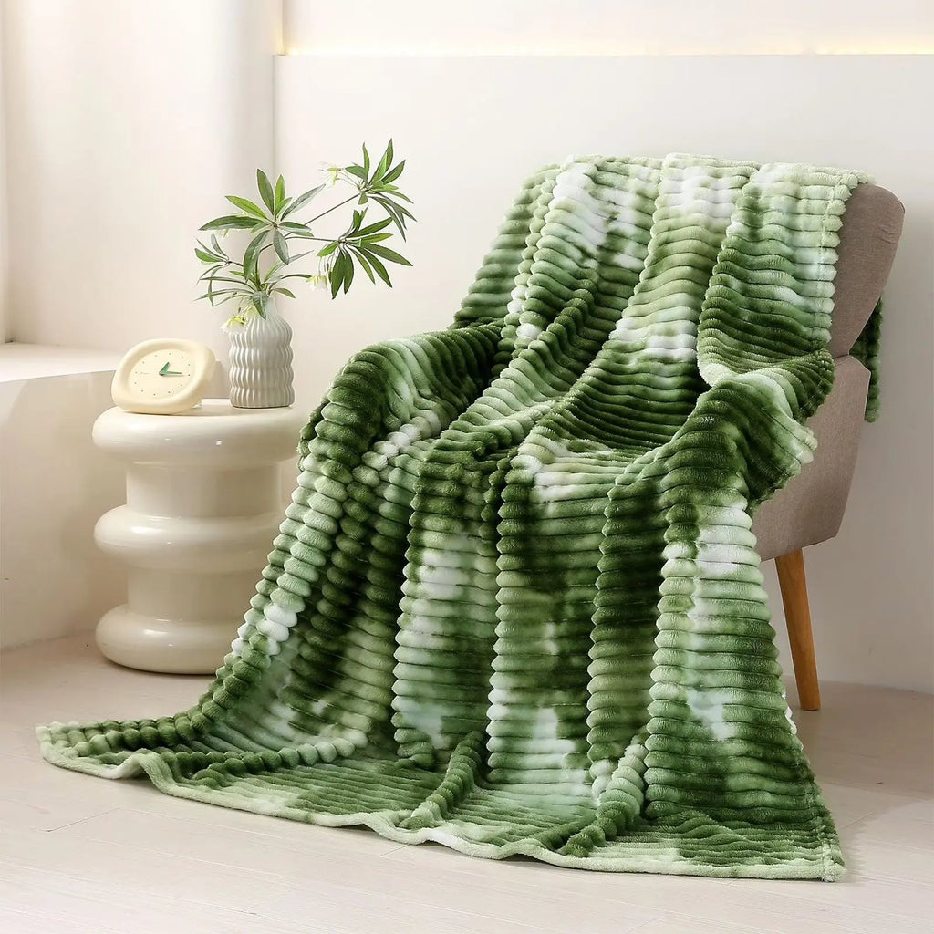 Tie Dye Flannel Fleece Blanket