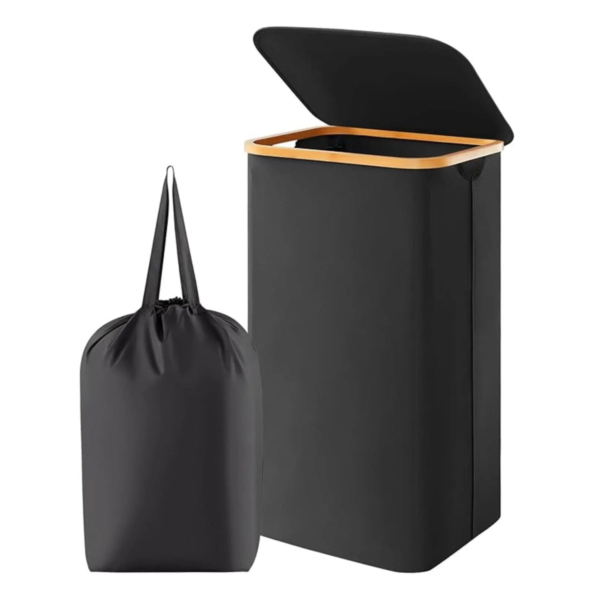 Foldable Laundry Basket with Lid