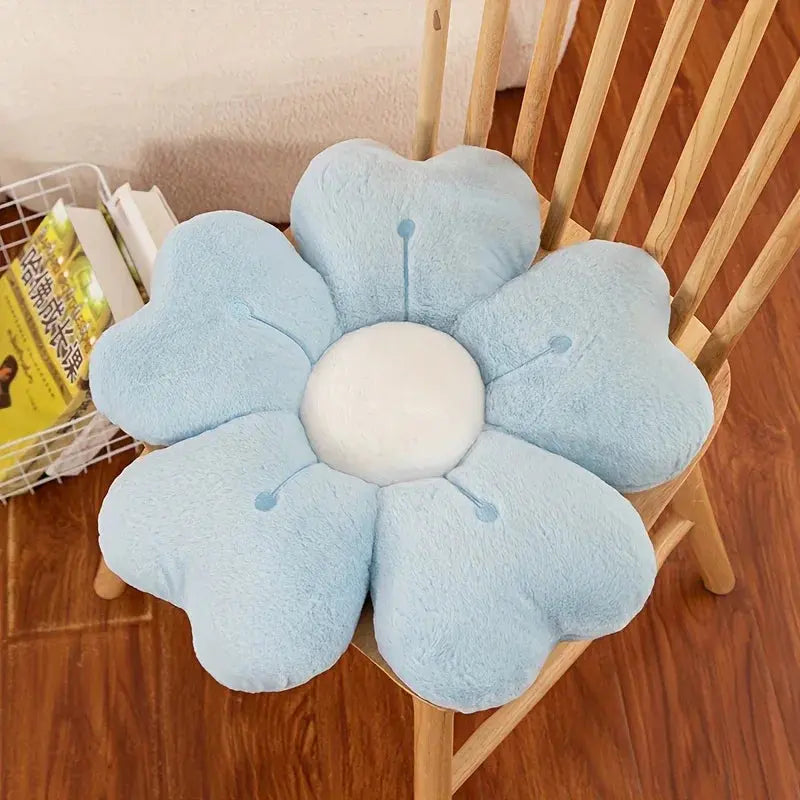 Flower Plush Throw Pillow