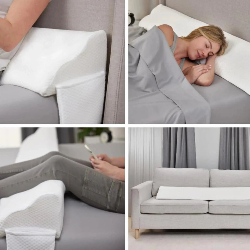 Mattress Gap Pillow with Storage Pockets