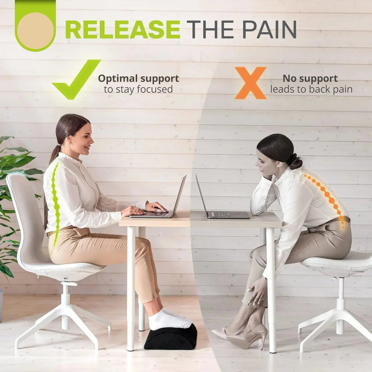 Ergonomic Desk Foot Rest