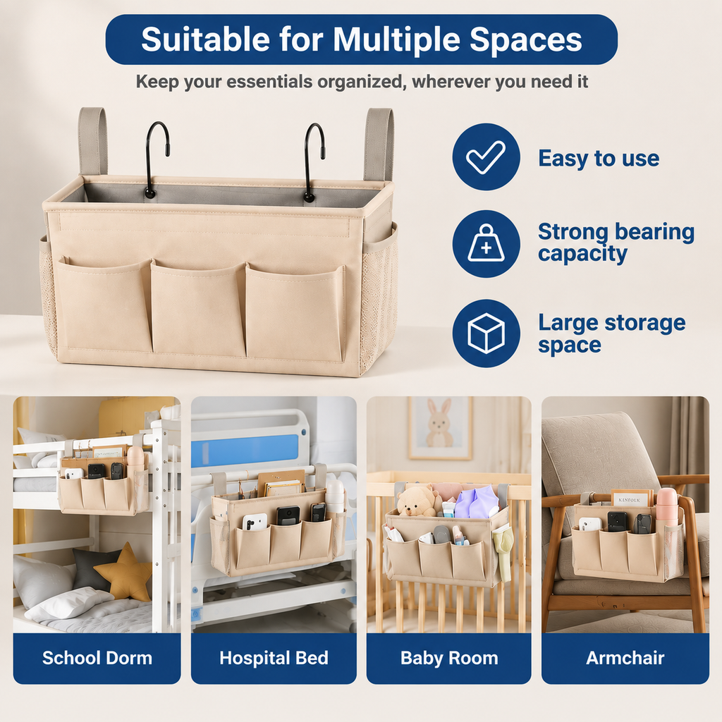 Bedside Caddy Organizer