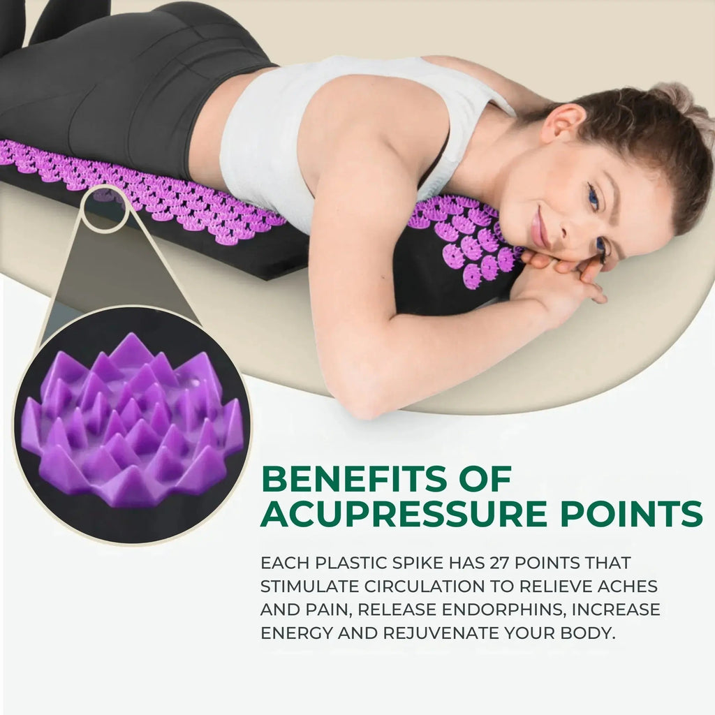 Acupressure Mat and Pillow Set