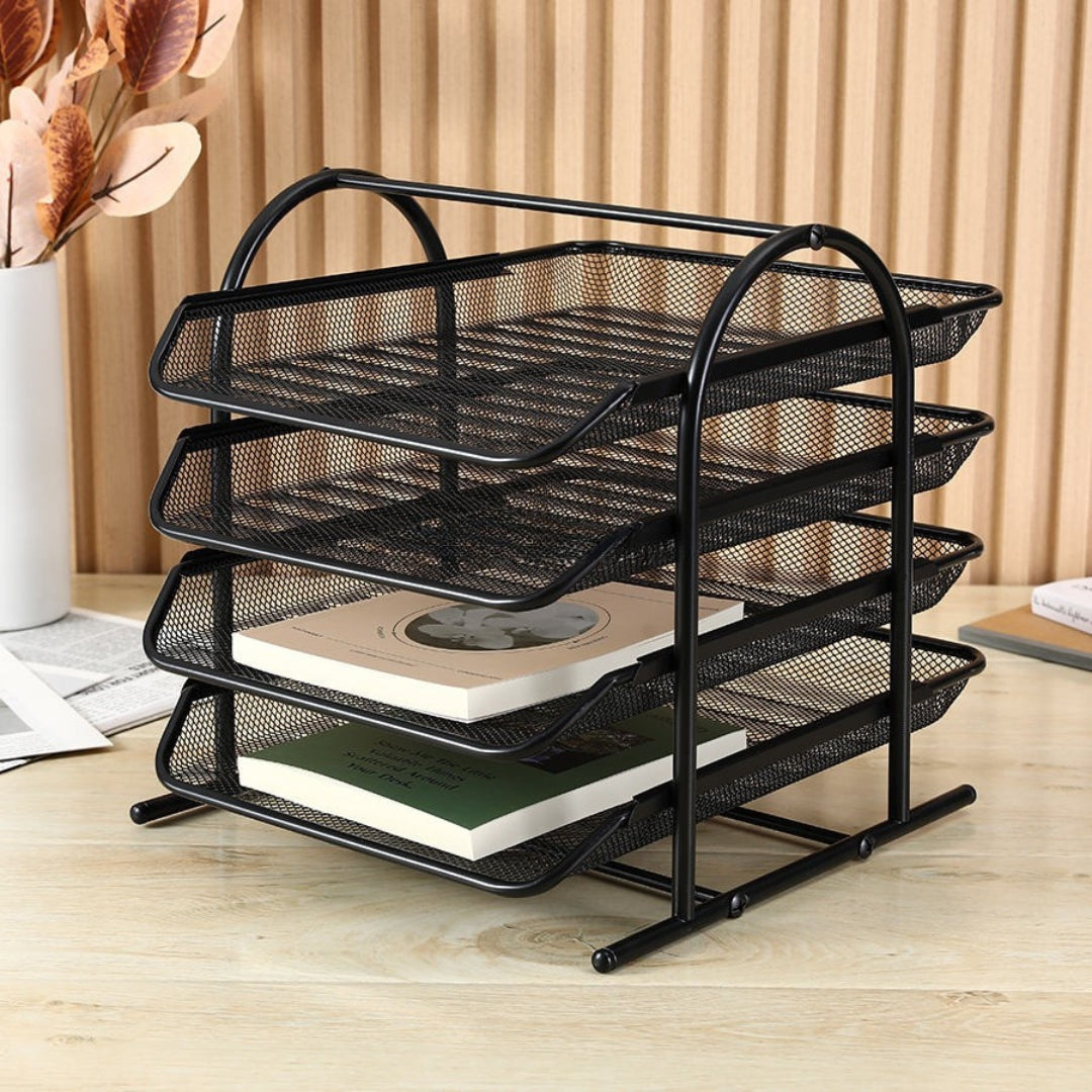 Steel Mesh Paper Organizer