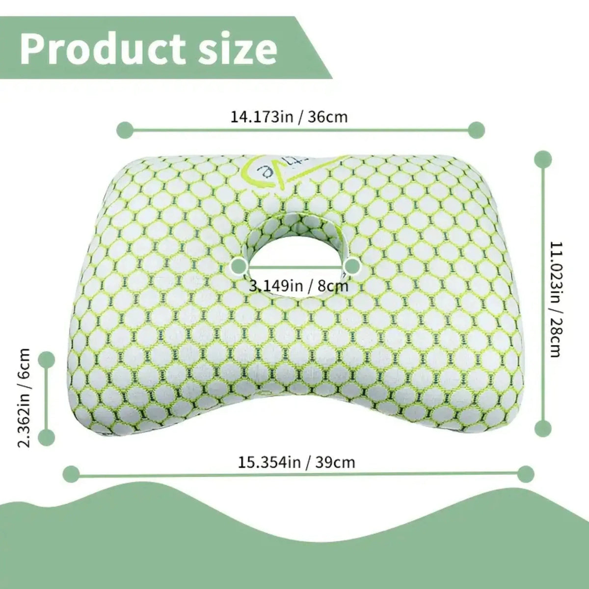 Piercing Pillow with Ear Hole