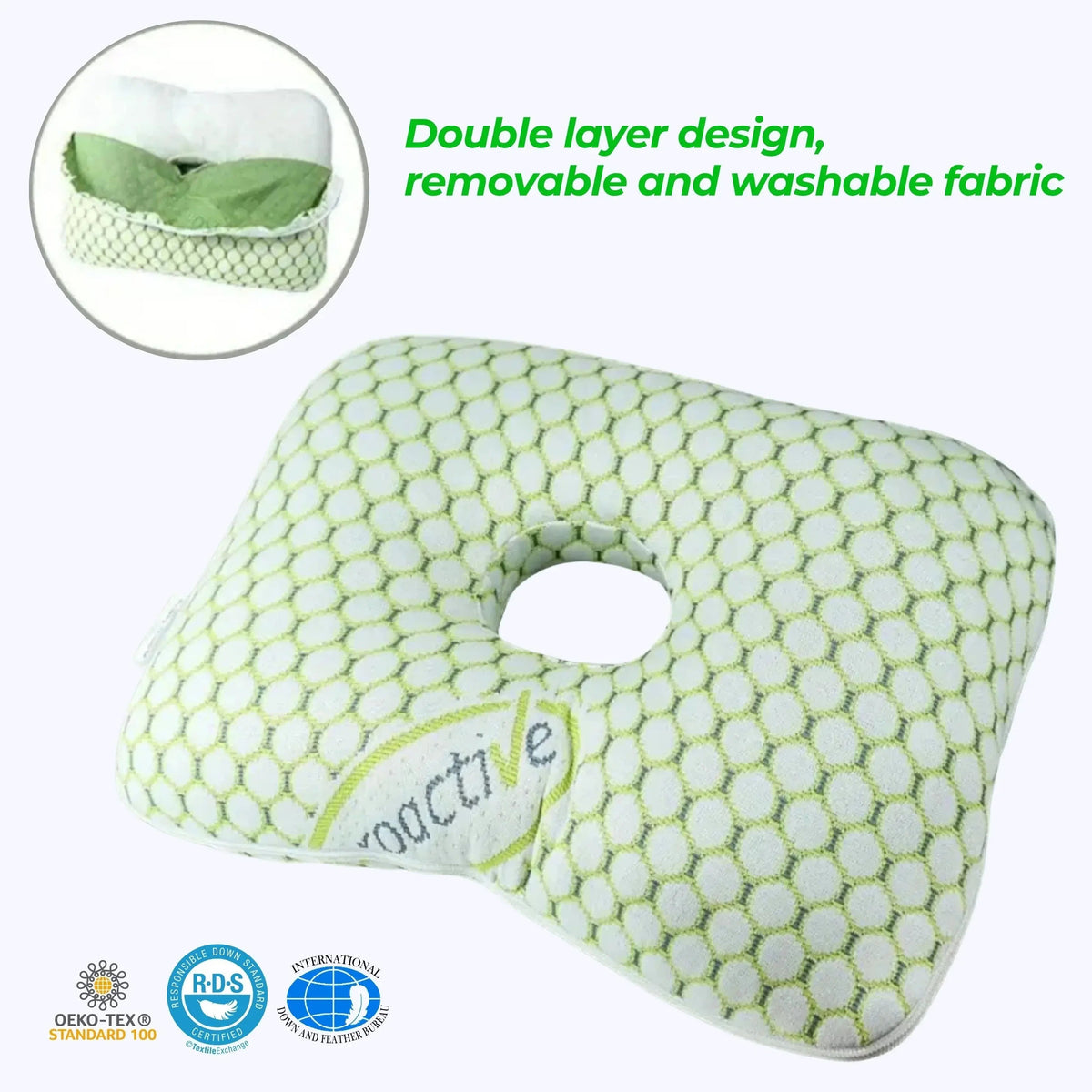 Piercing Pillow with Ear Hole