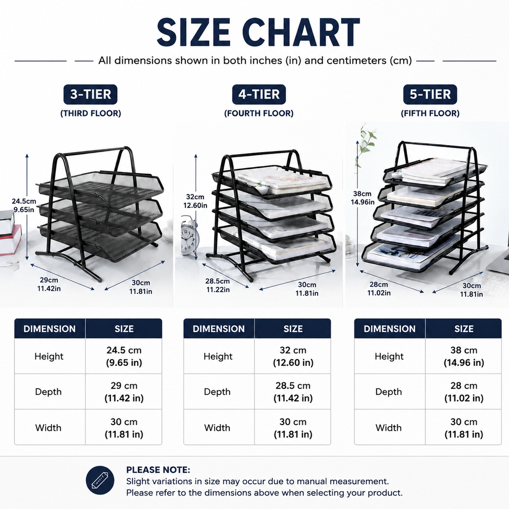 Steel Mesh Paper Organizer