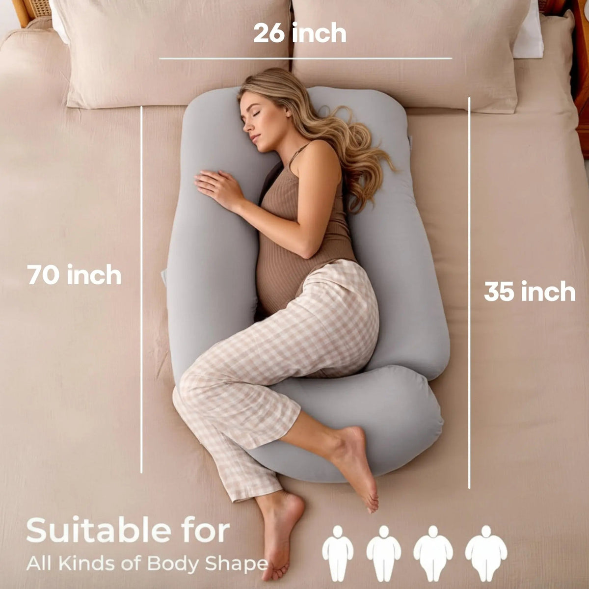Mama Chill U-Shaped Pregnancy Pillow
