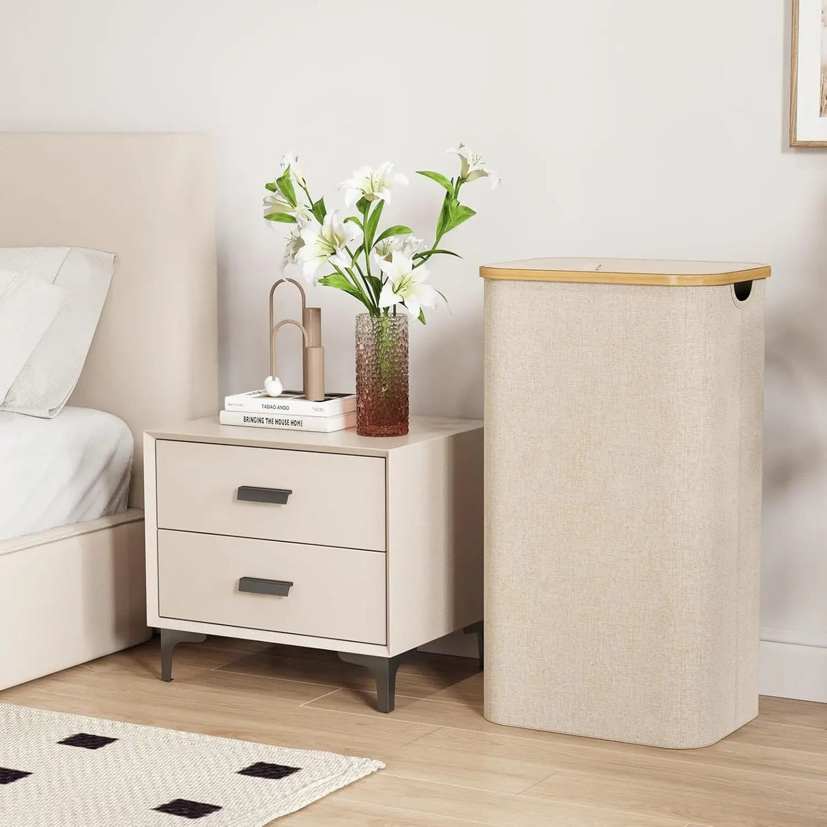 Foldable Laundry Basket with Lid