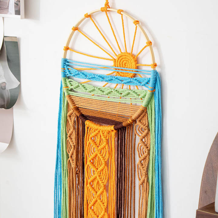 Macrame Sunrise Wall Hanging