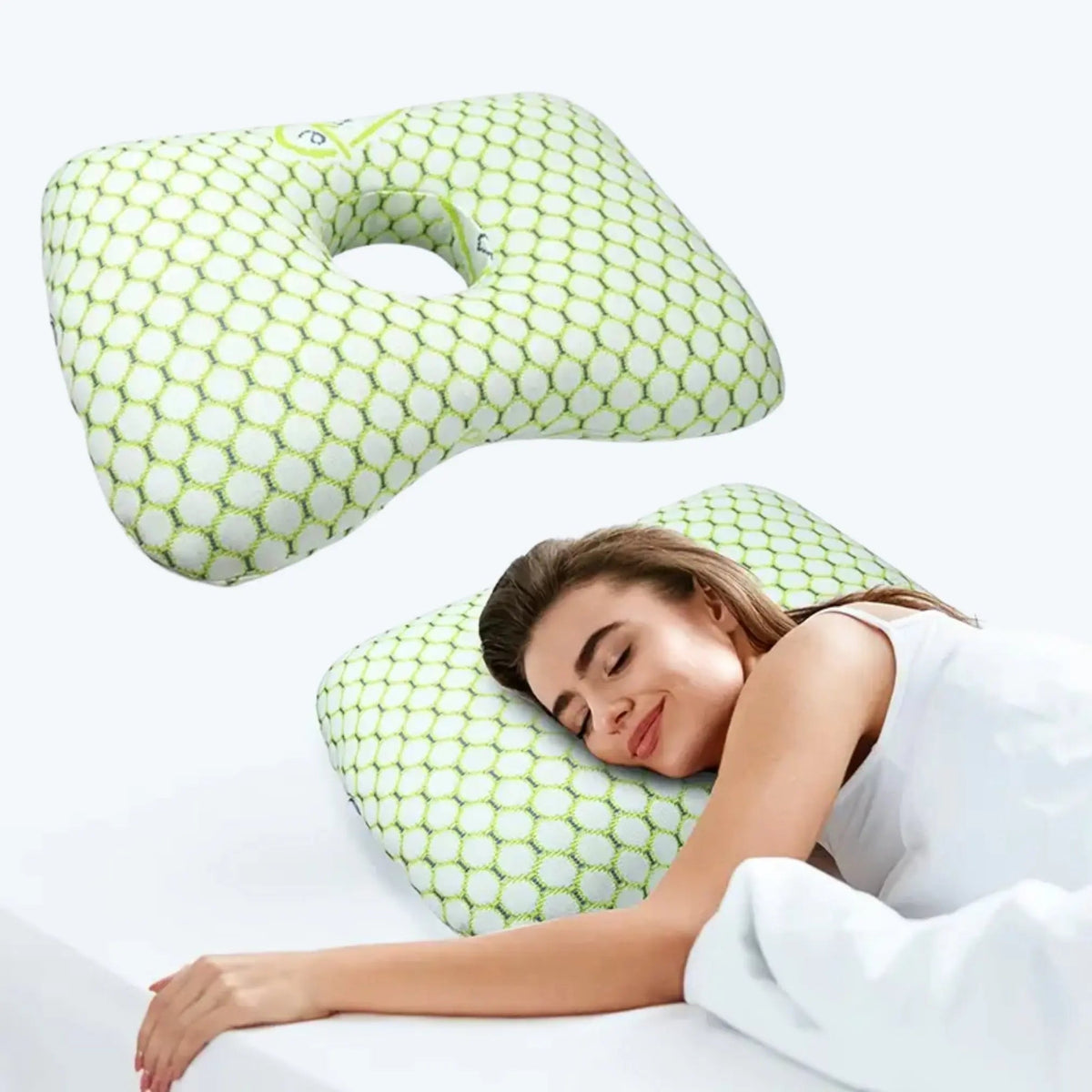 Piercing Pillow with Ear Hole