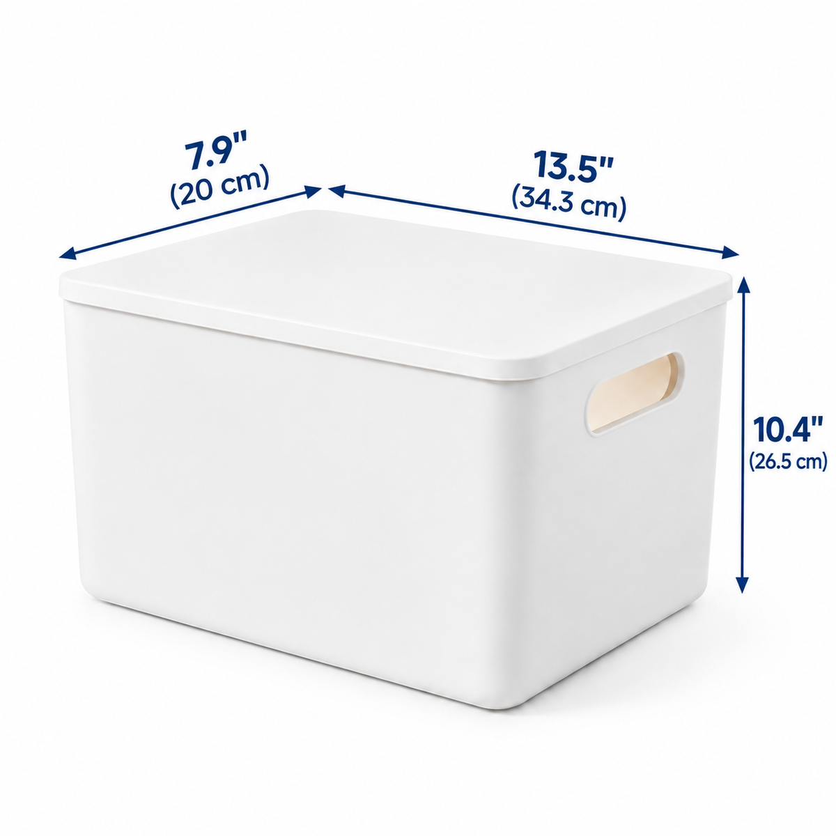 Stackable Storage Bin with Lid