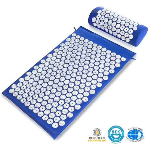 Acupressure Mat and Pillow Set