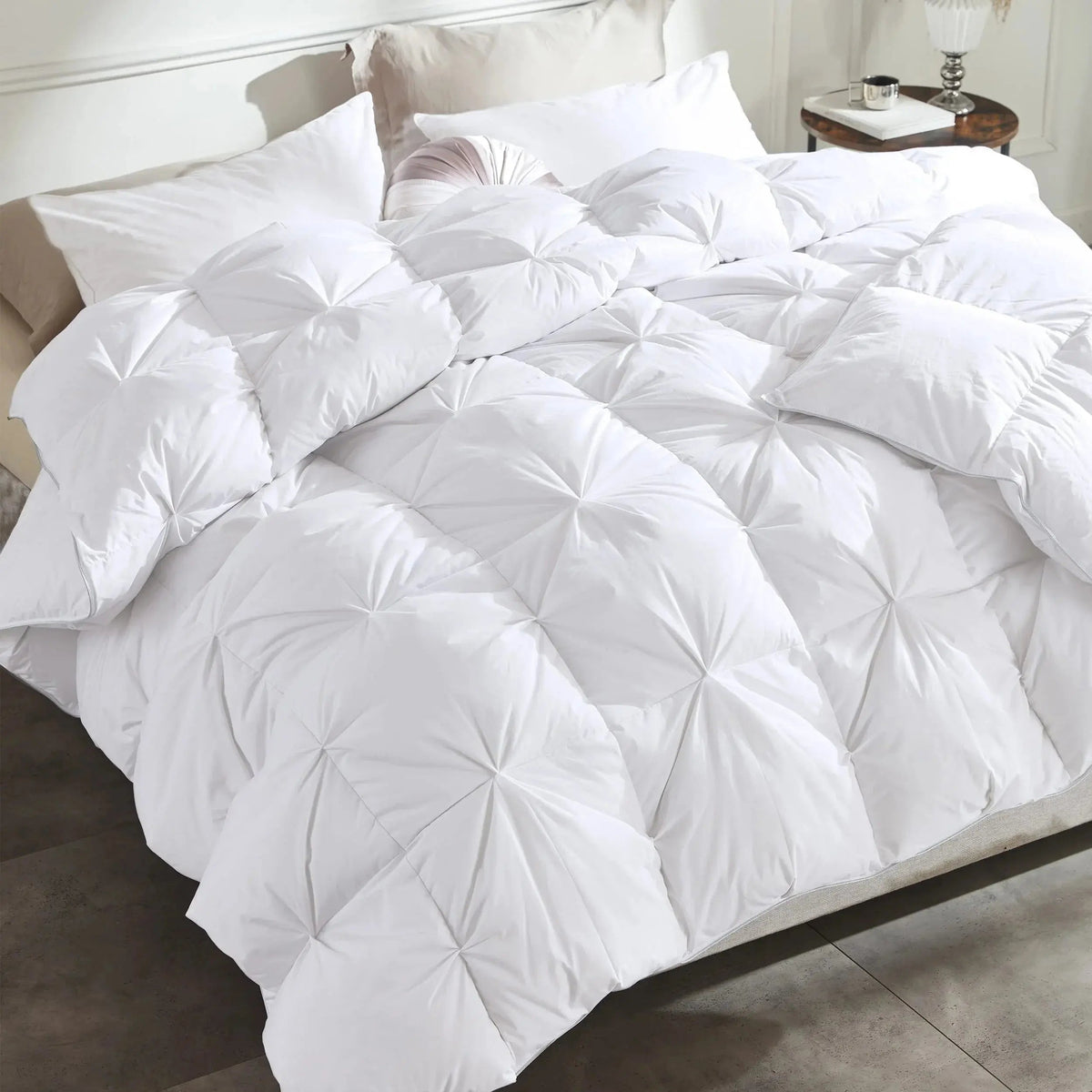 Goose Down Pinch Pleat Comforter