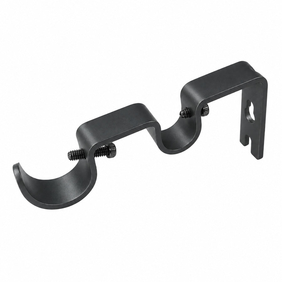 Double Curtain Rod Bracket (2 Pcs)