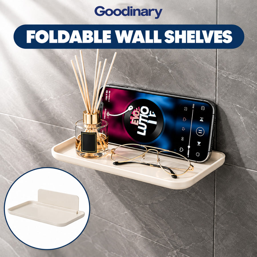 Foldable Wall Shelves (2 Pcs)