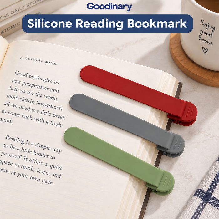 Silicone Reading Bookmark (3 Pcs)