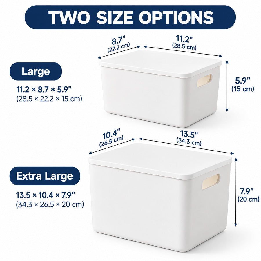 Stackable Storage Bin with Lid