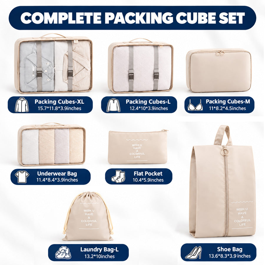 Packing Cube Set (8 Pcs)