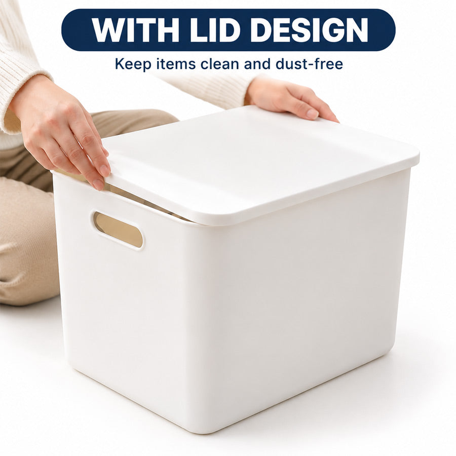 Stackable Storage Bin with Lid