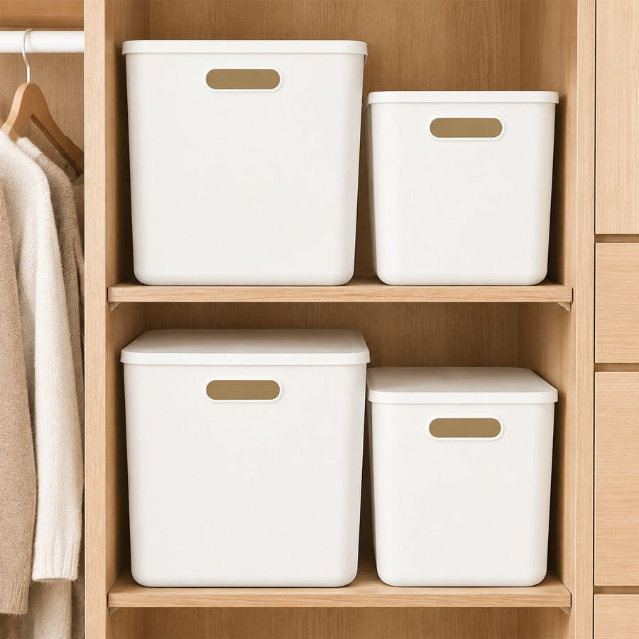 Stackable Storage Bin with Lid