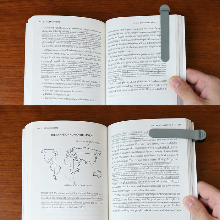 Silicone Reading Bookmark (3 Pcs)