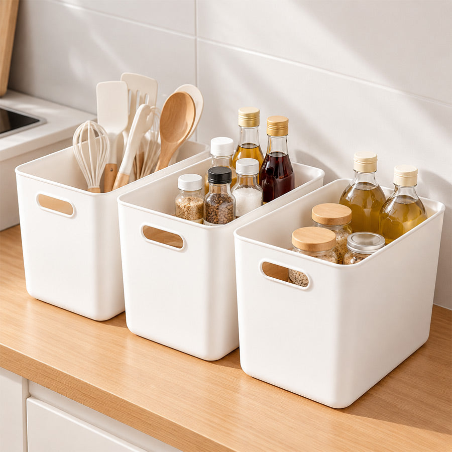 Stackable Storage Bin with Lid