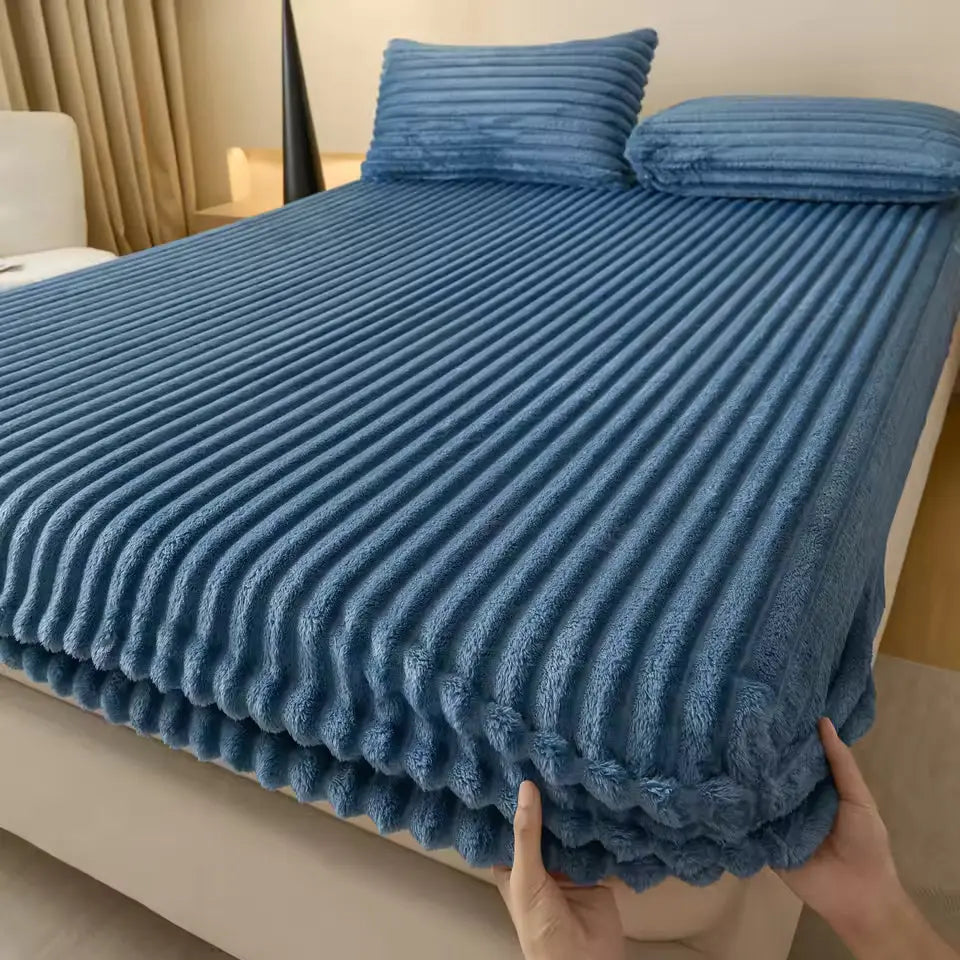 Faux Fur Fitted Bed Sheet
