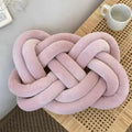 Velvet Knotted Throw Pillow