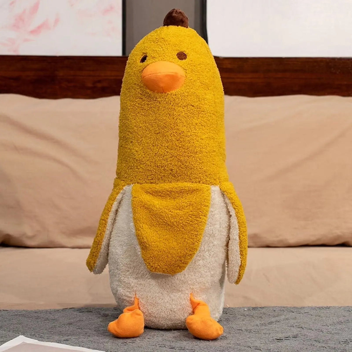 Banana Duck Plush Pillow