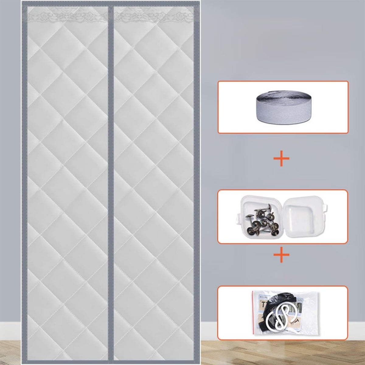Magnetic Cotton Door Curtain