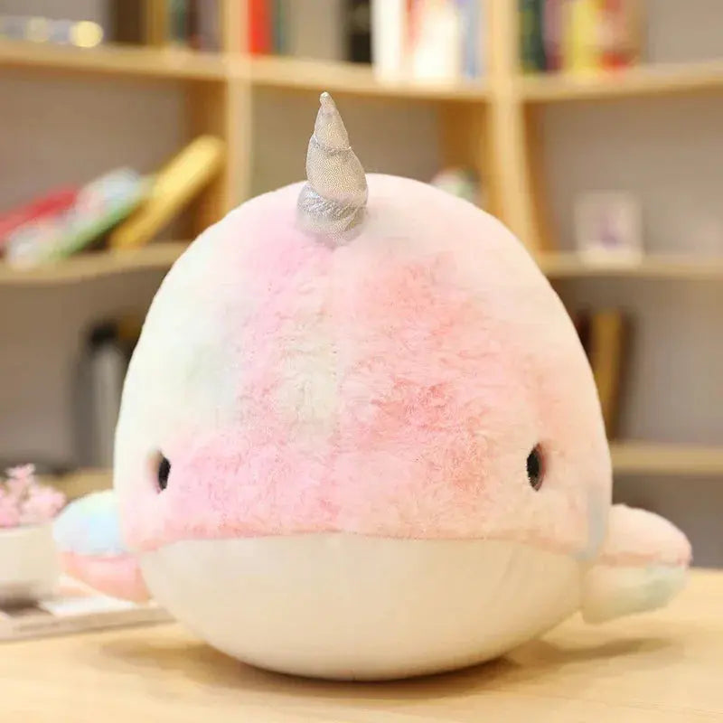 Narwhal Plush Rainbow Toy