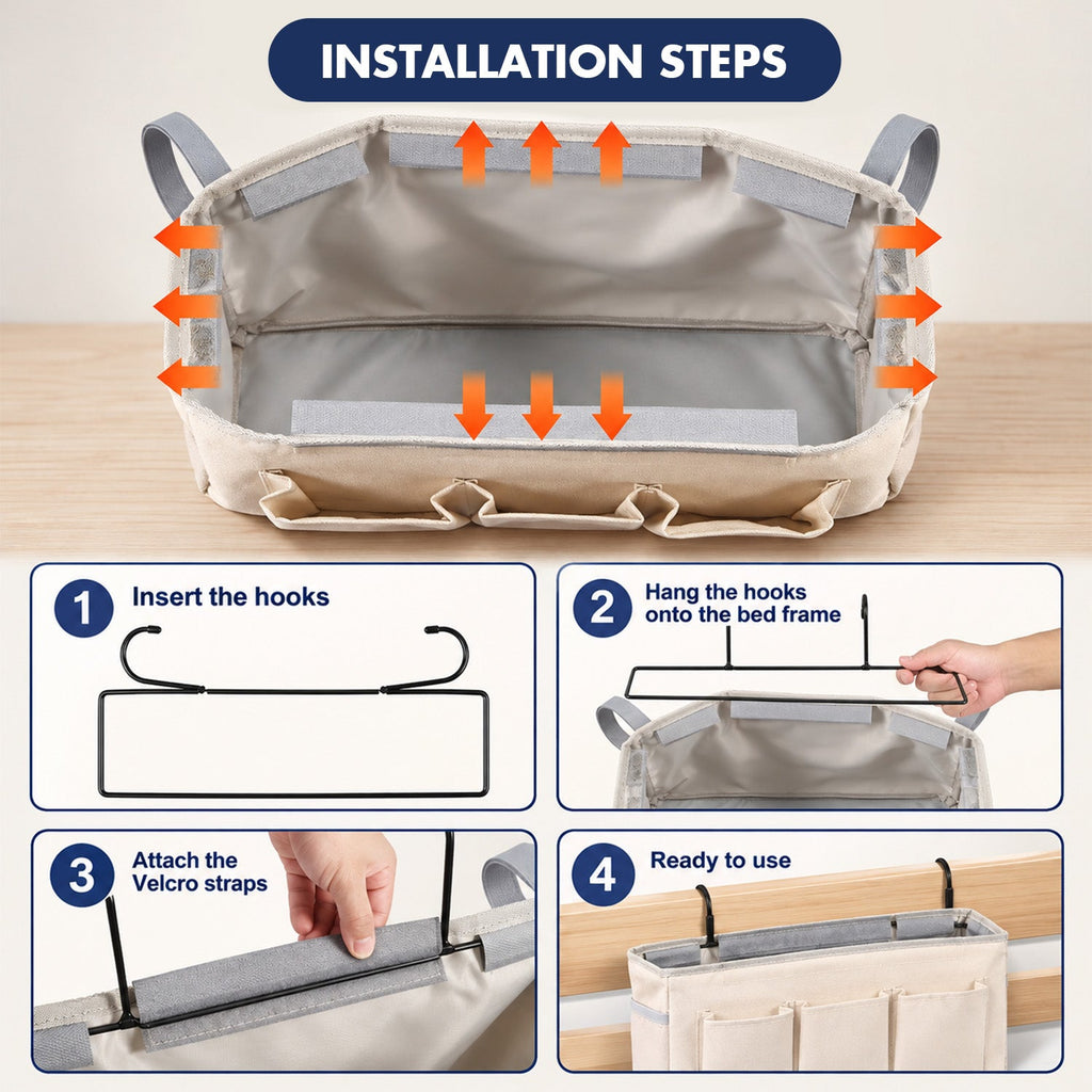 Bedside Caddy Organizer