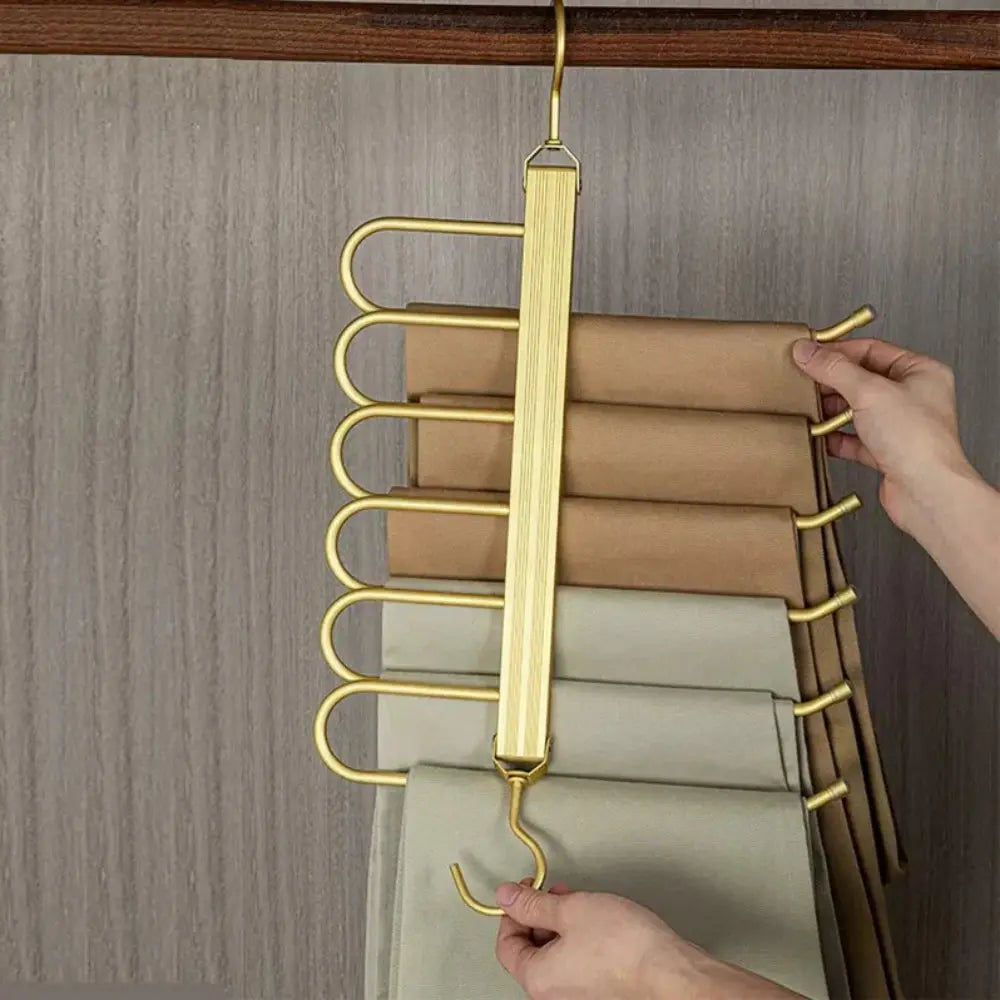 Gold Metal Pants Hanger