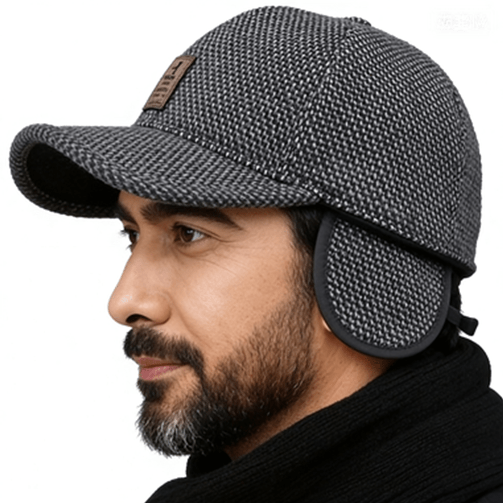 Retro Winter Earflap Cap