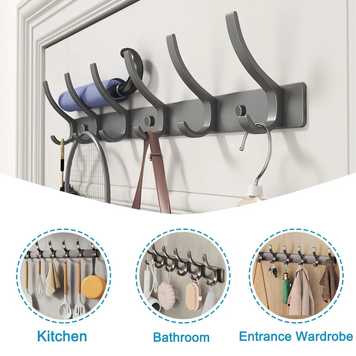 Over Door Hook Organizer Rack