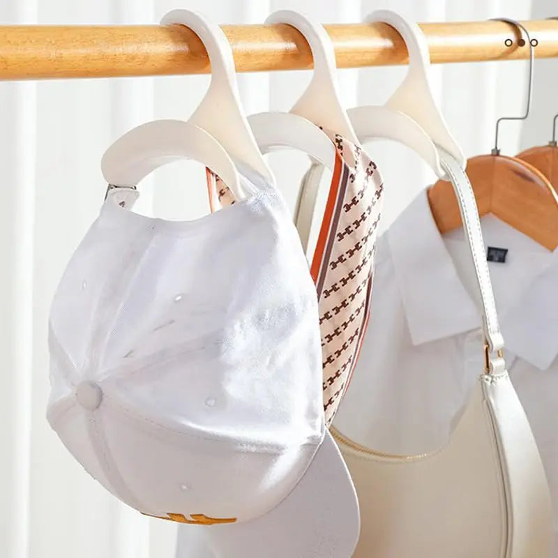 Arched Clothes Hanger and Bag Hook