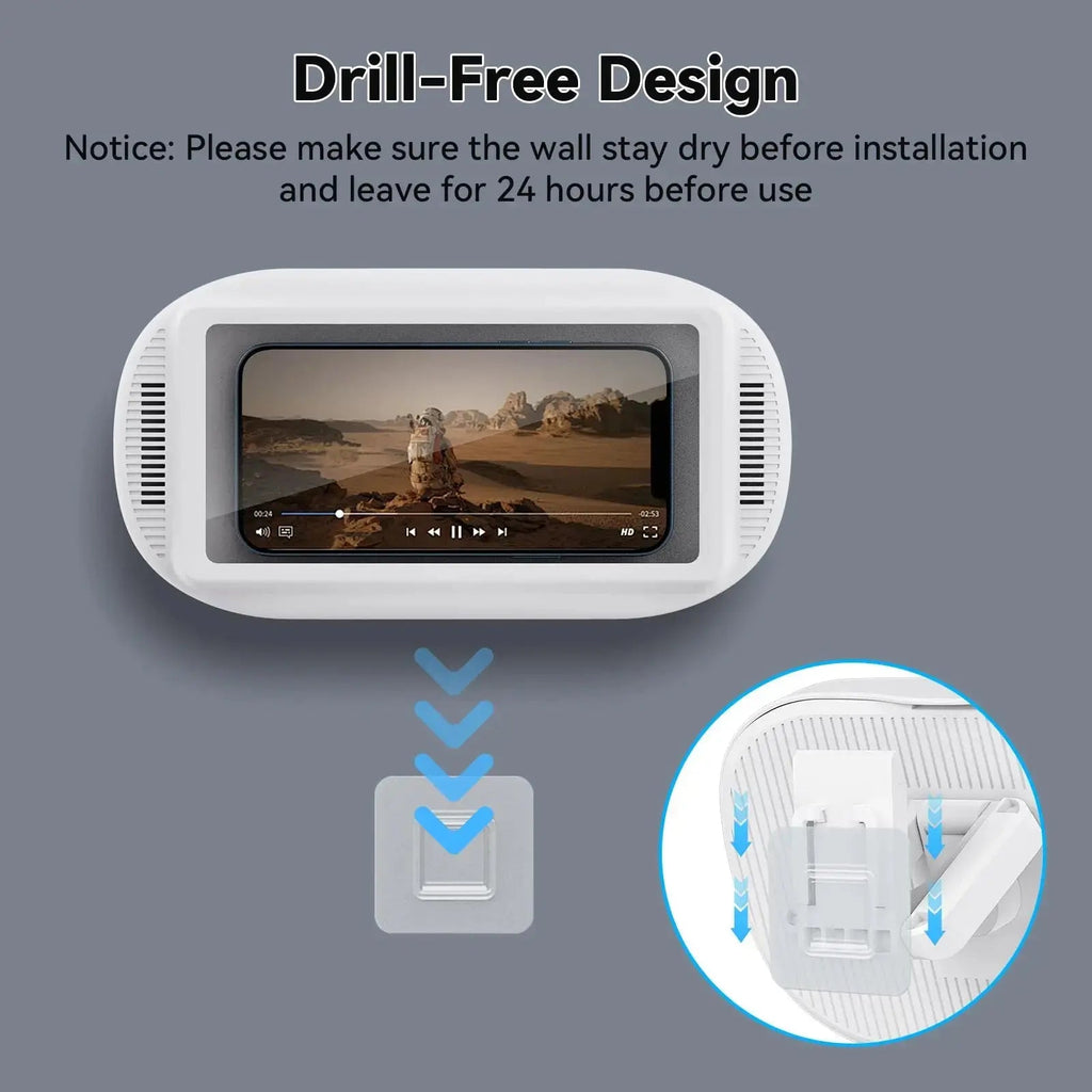 Waterproof Shower Phone Holder