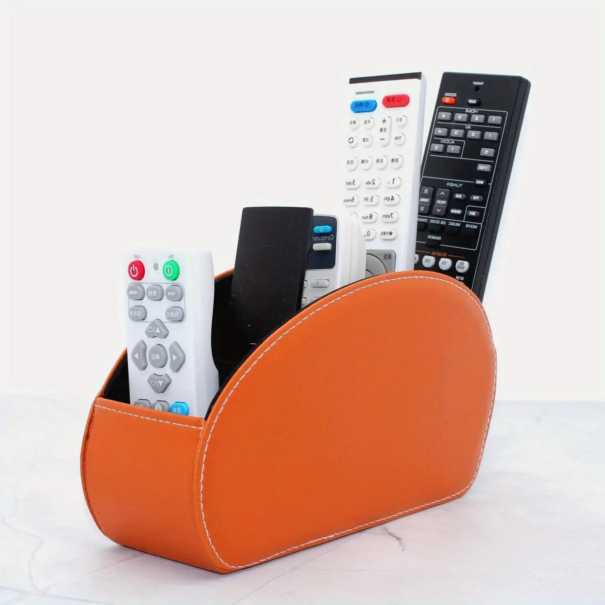 Vegan Leather Remote Control Holder