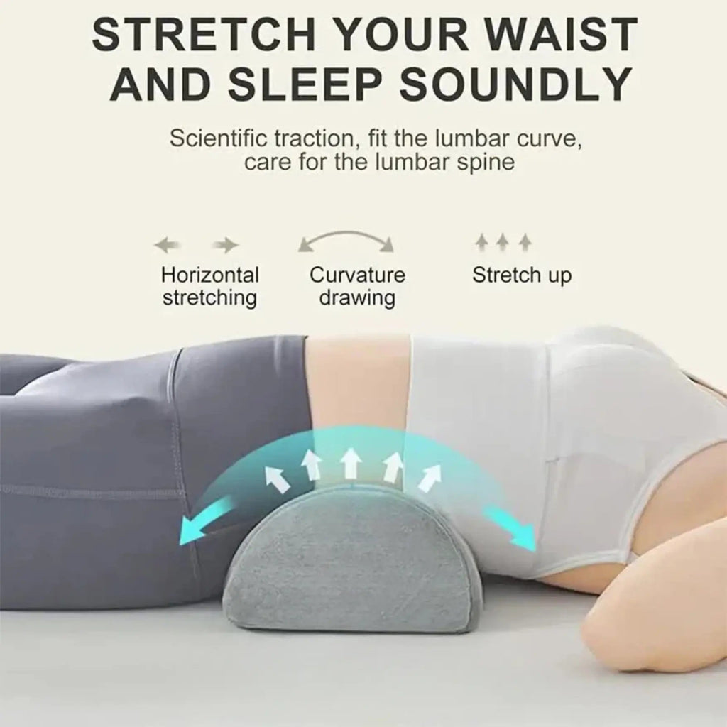 Half Moon Memory Foam Bolster