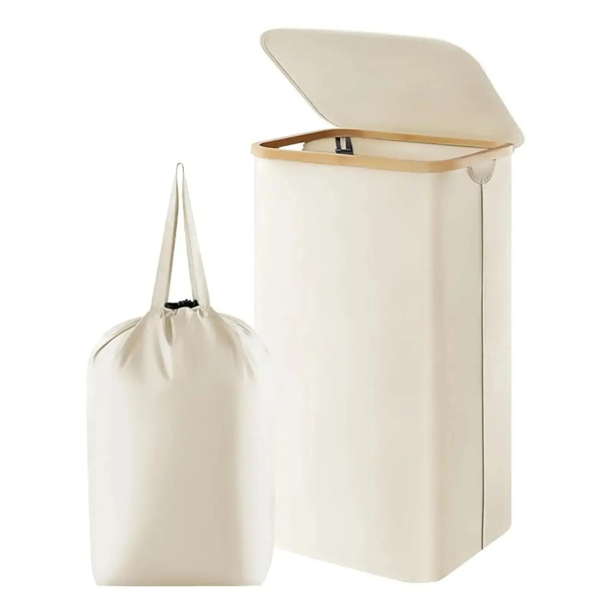 Foldable Laundry Basket with Lid