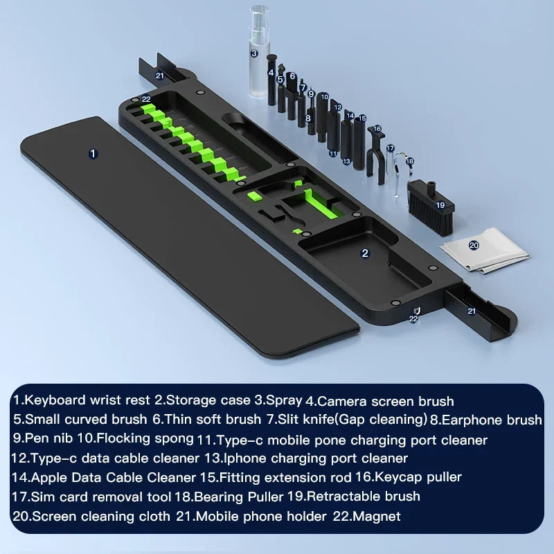 Wrist Rest with Cleaning Kit