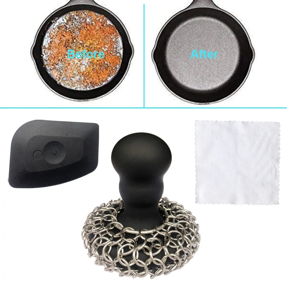 Cast Iron Cleaner Scrubber