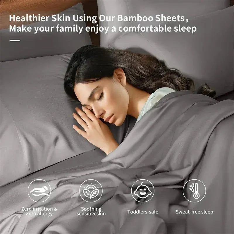 Bamboo Bed Sheets Set
