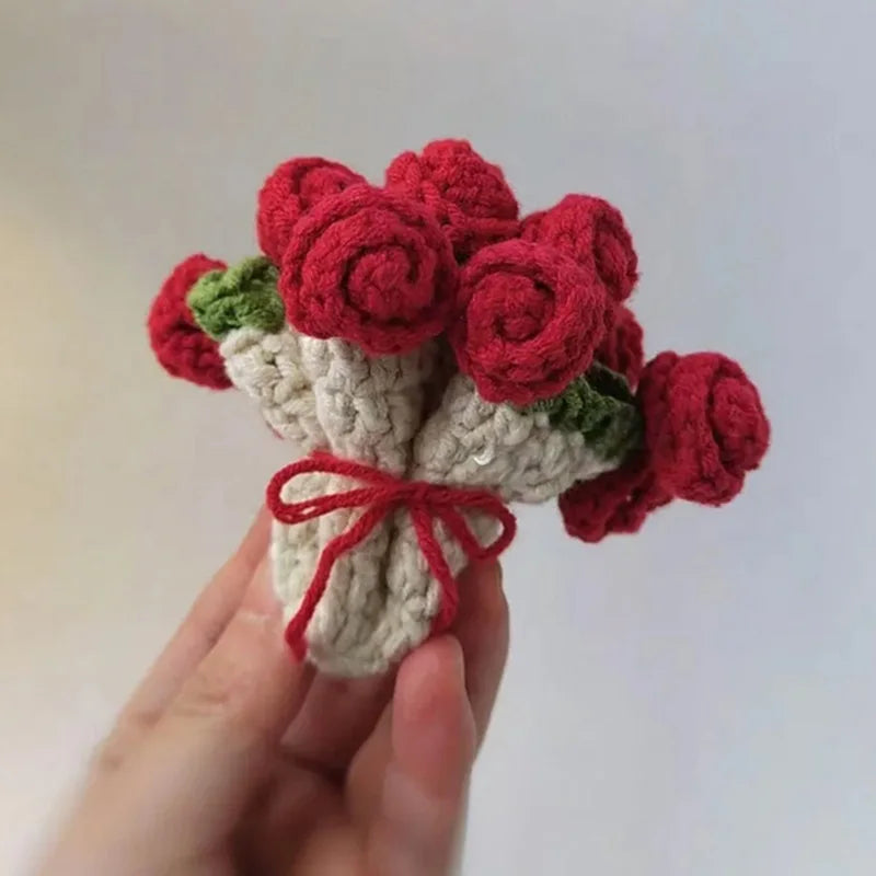 Rose Crochet Coasters