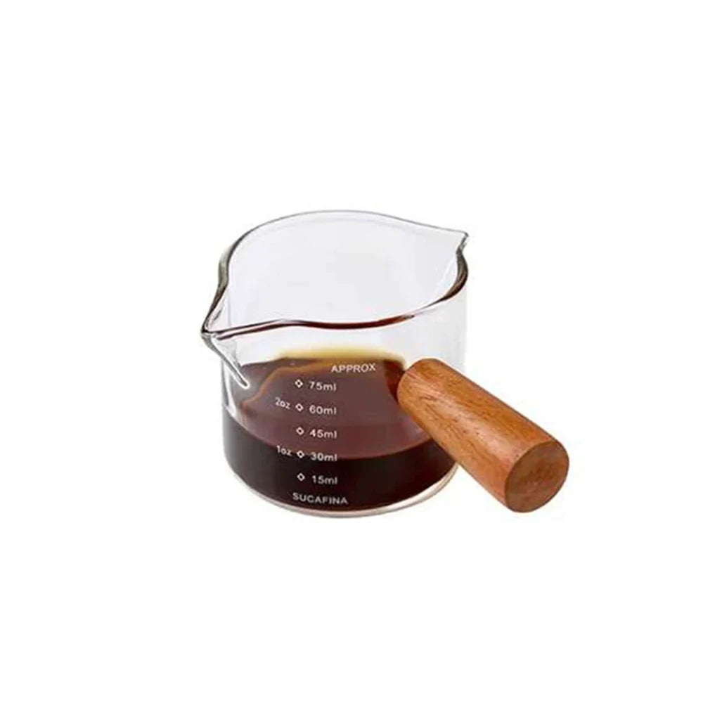 Wooden Handle Measuring Cup