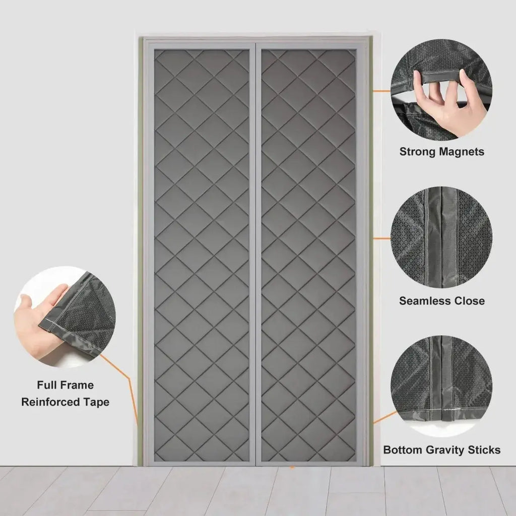 Magnetic Cotton Door Curtain