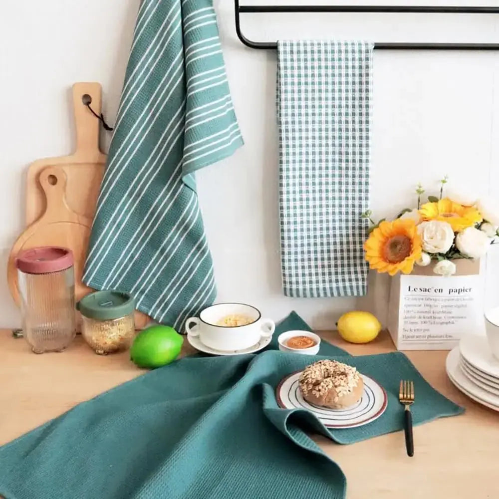 Cotton Kitchen Towels Set (3 Pcs)