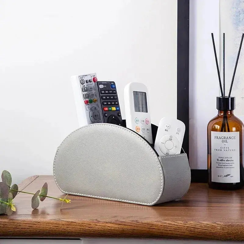 Vegan Leather Remote Control Holder