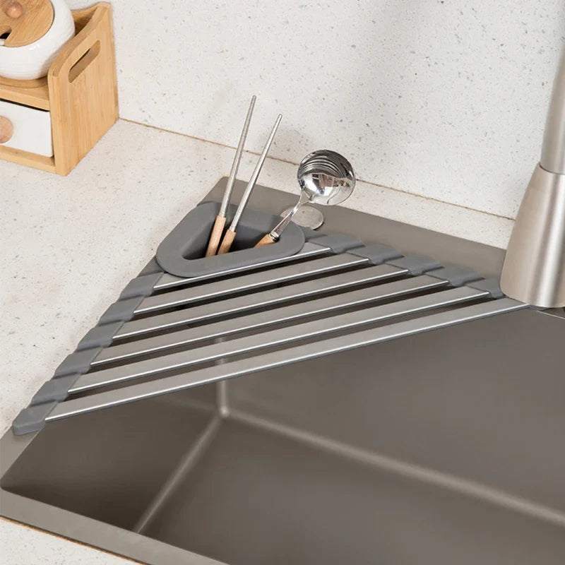 Triangular Sink Drain Rack